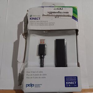 NEW Microsoft Xbox 360 Kinect Sensor Cable 9' Extension Cord NEW in box